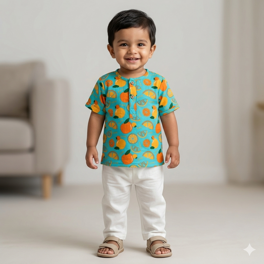 Dancing Oranges Unisex Co-ord set