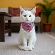 Organic Cotton 'Nani ke Ghar ka Champa' Scarf for Pets