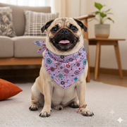 Kota Doriya Rakhi Print Scarf for Pets