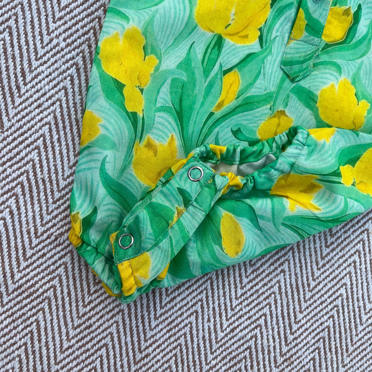 Organic Cotton Tulip Print Onesie