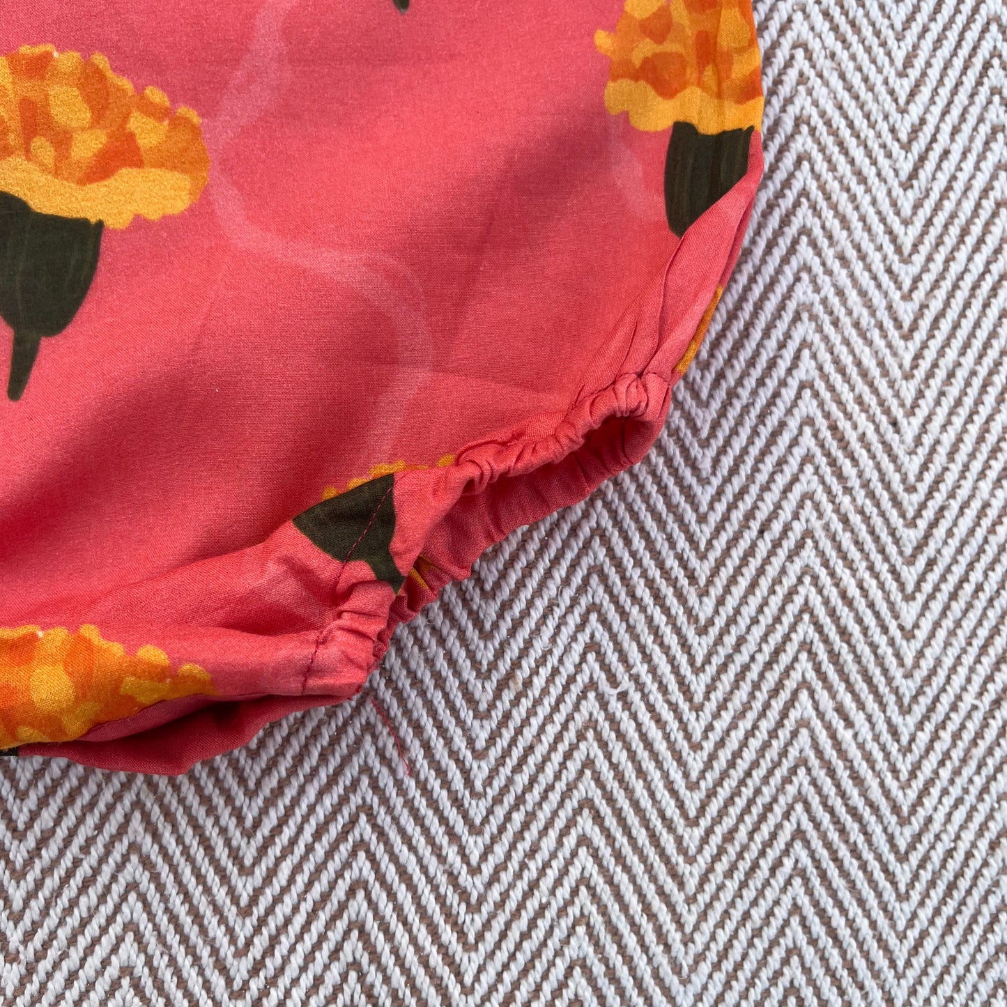 Organic Cotton Marigold Pink Onesie