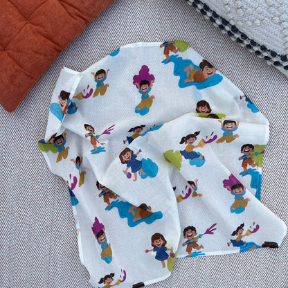 Organic Cotton 'Holi Hai' Scarf for Pets