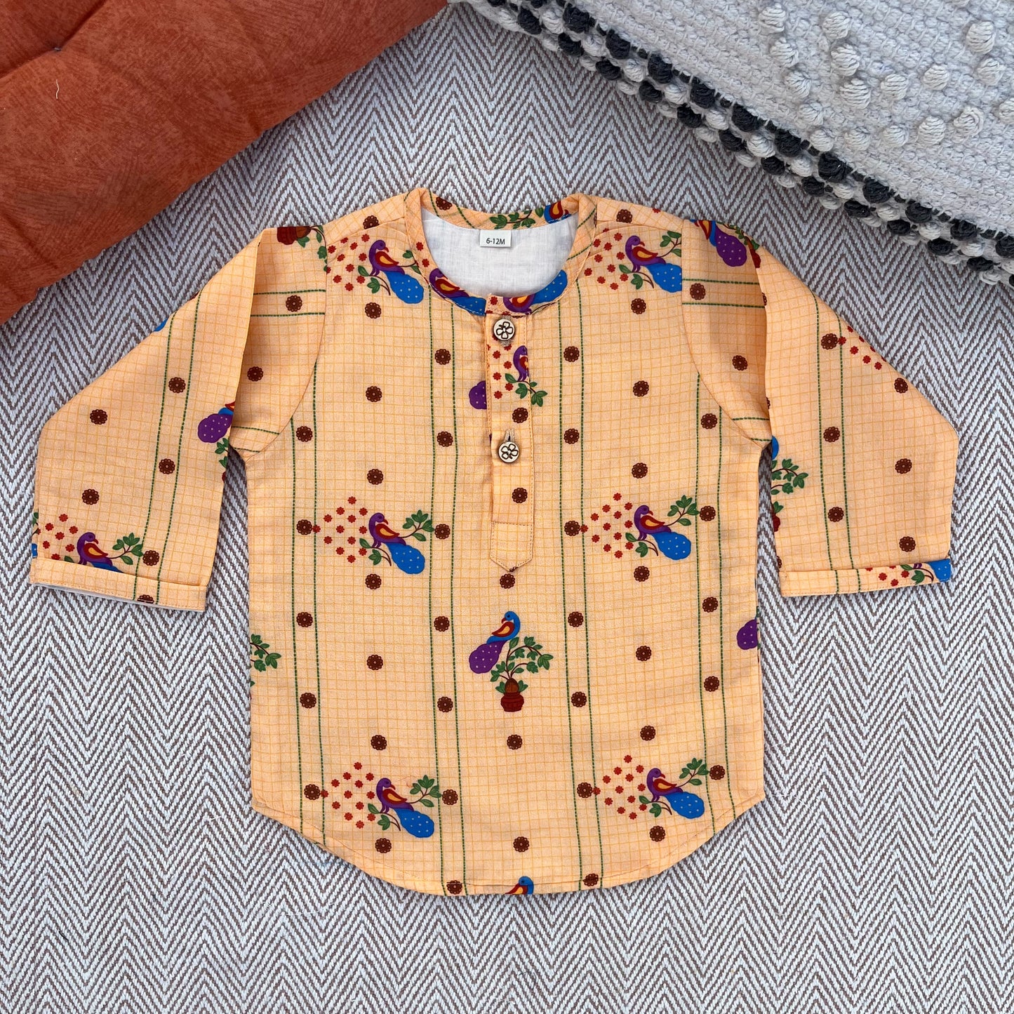 Organic Cotton Unisex 'Gudi Padwa/ Ugadi' Kurta Set