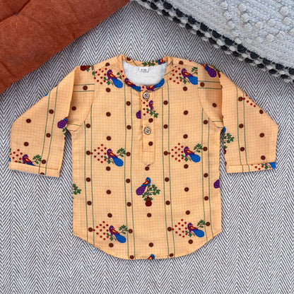 Organic Cotton Unisex 'Gudi Padwa/ Ugadi' Kurta Set