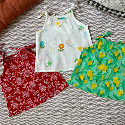 Organic Cotton Set of 3 Printed Unisex Jhablas
