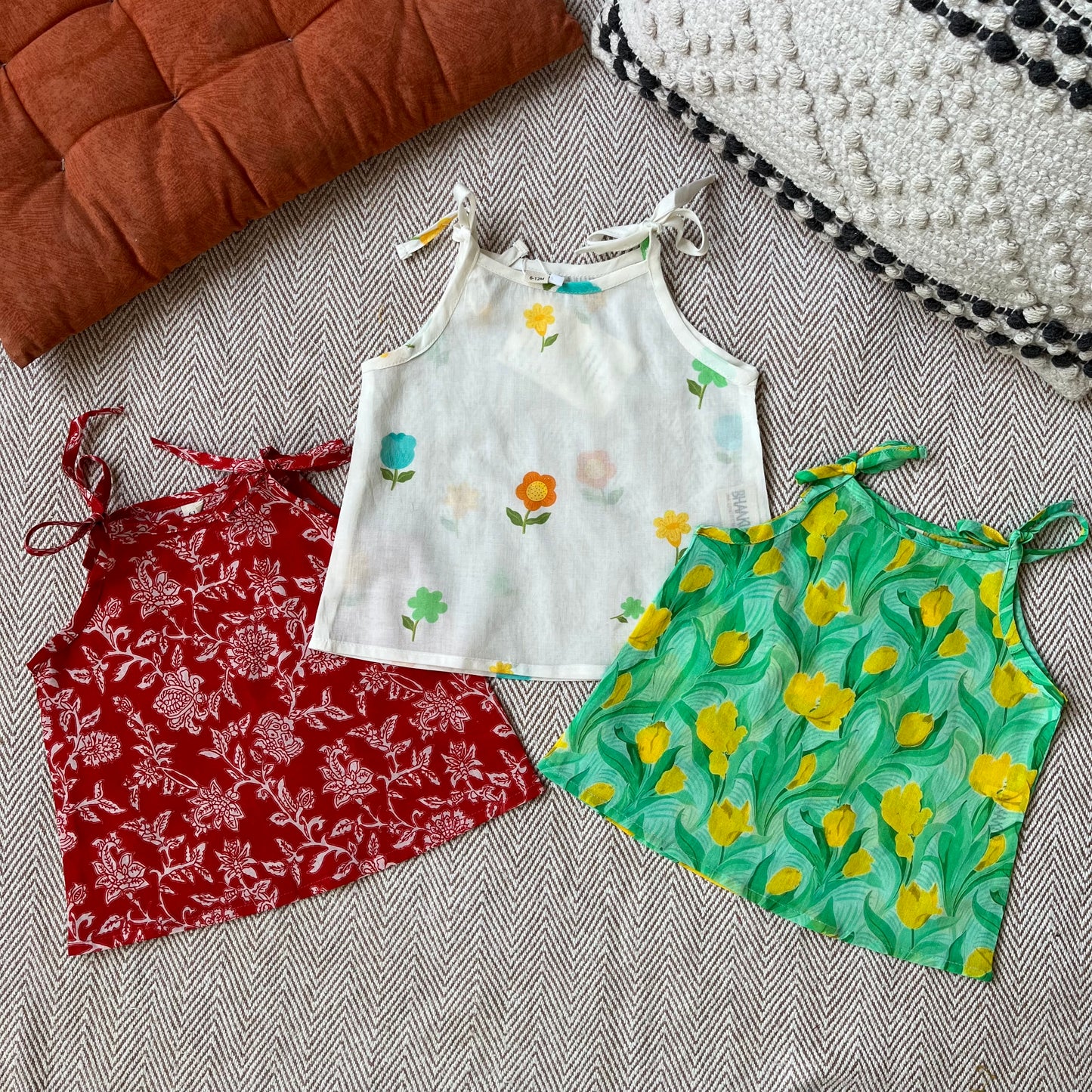 Organic Cotton Set of 3 Printed Unisex Jhablas