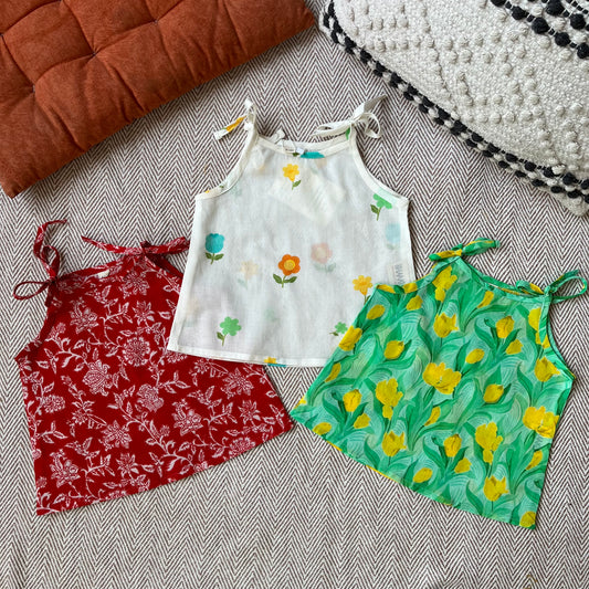 Organic Cotton Set of 3 Printed Unisex Jhablas