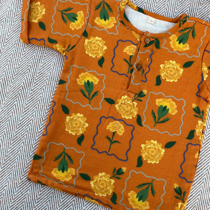 Marigold Orange Unisex Co-ord set