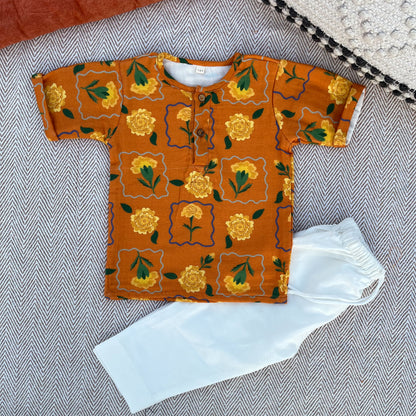 Marigold Orange Unisex Co-ord set
