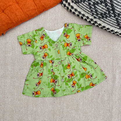 Organic Cotton Frock| Infants and Toddlers| Damru