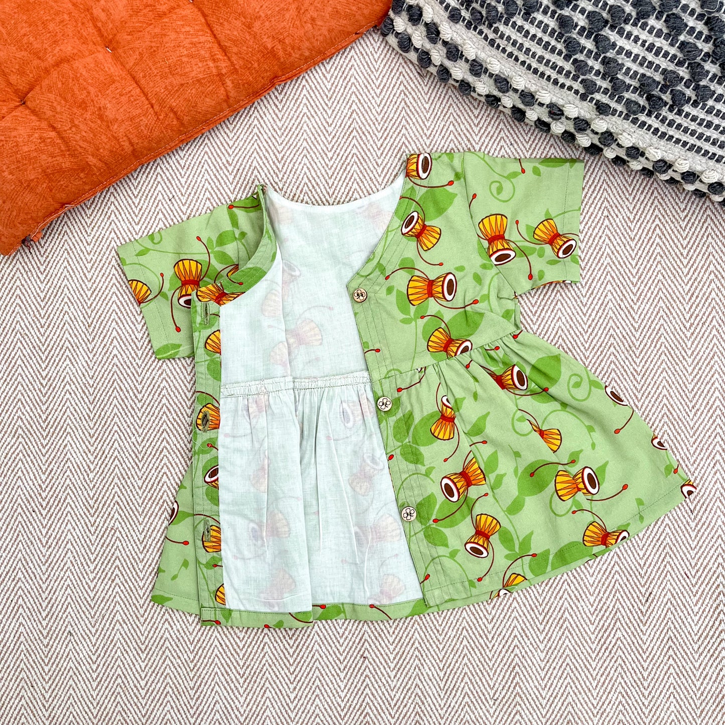 Organic Cotton Frock| Infants and Toddlers| Damru