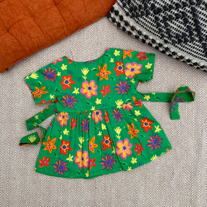 Organic Cotton Frock| Infants and Toddlers| Spring Floral