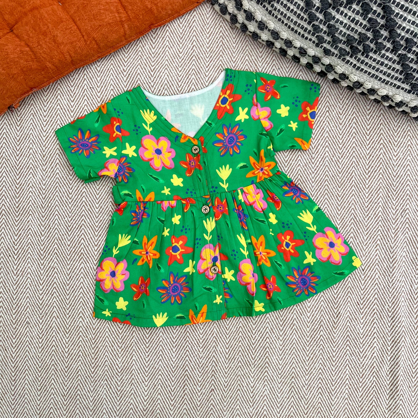 Organic Cotton Frock| Infants and Toddlers| Spring Floral