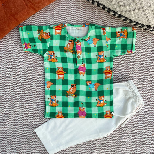 Bear Print Unisex Co-ord set