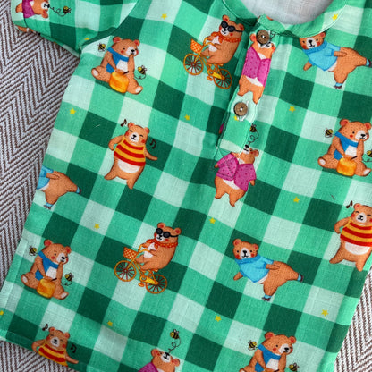 Bear Print Unisex Co-ord set