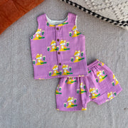 Fox Print Muslin Set