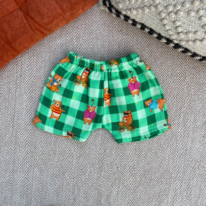 Bear Print Muslin Set