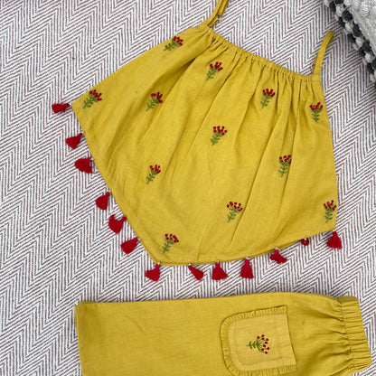 Organic Cotton Floral Sunshine Co-ord Set
