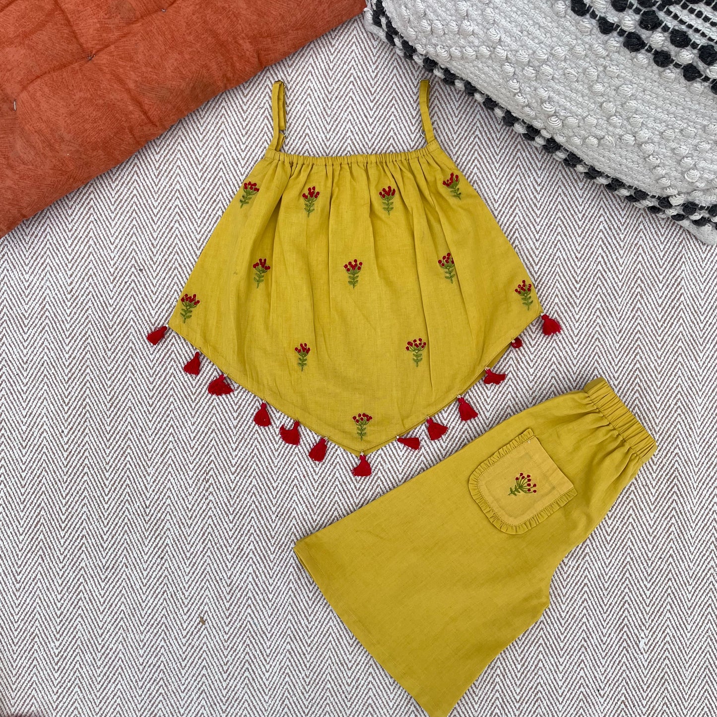 Organic Cotton Floral Sunshine Co-ord Set