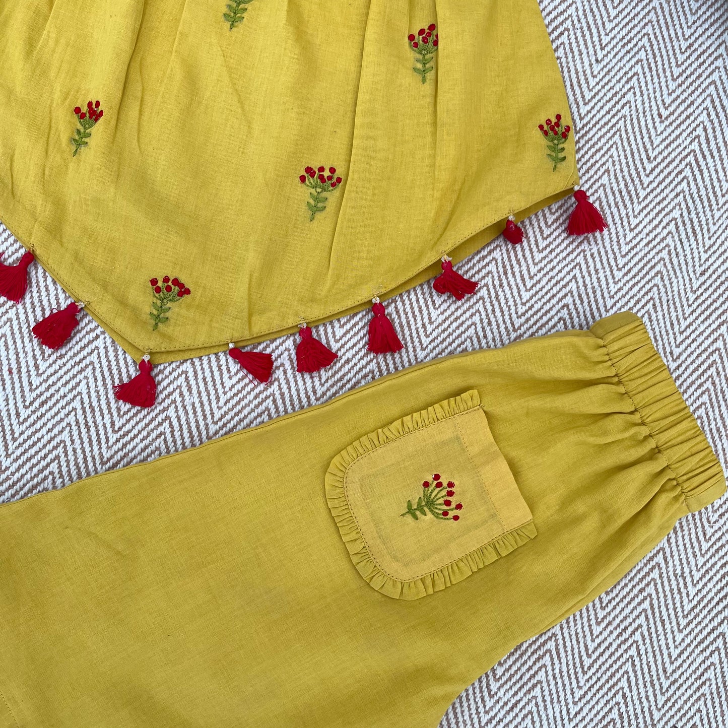 Organic Cotton Floral Sunshine Co-ord Set