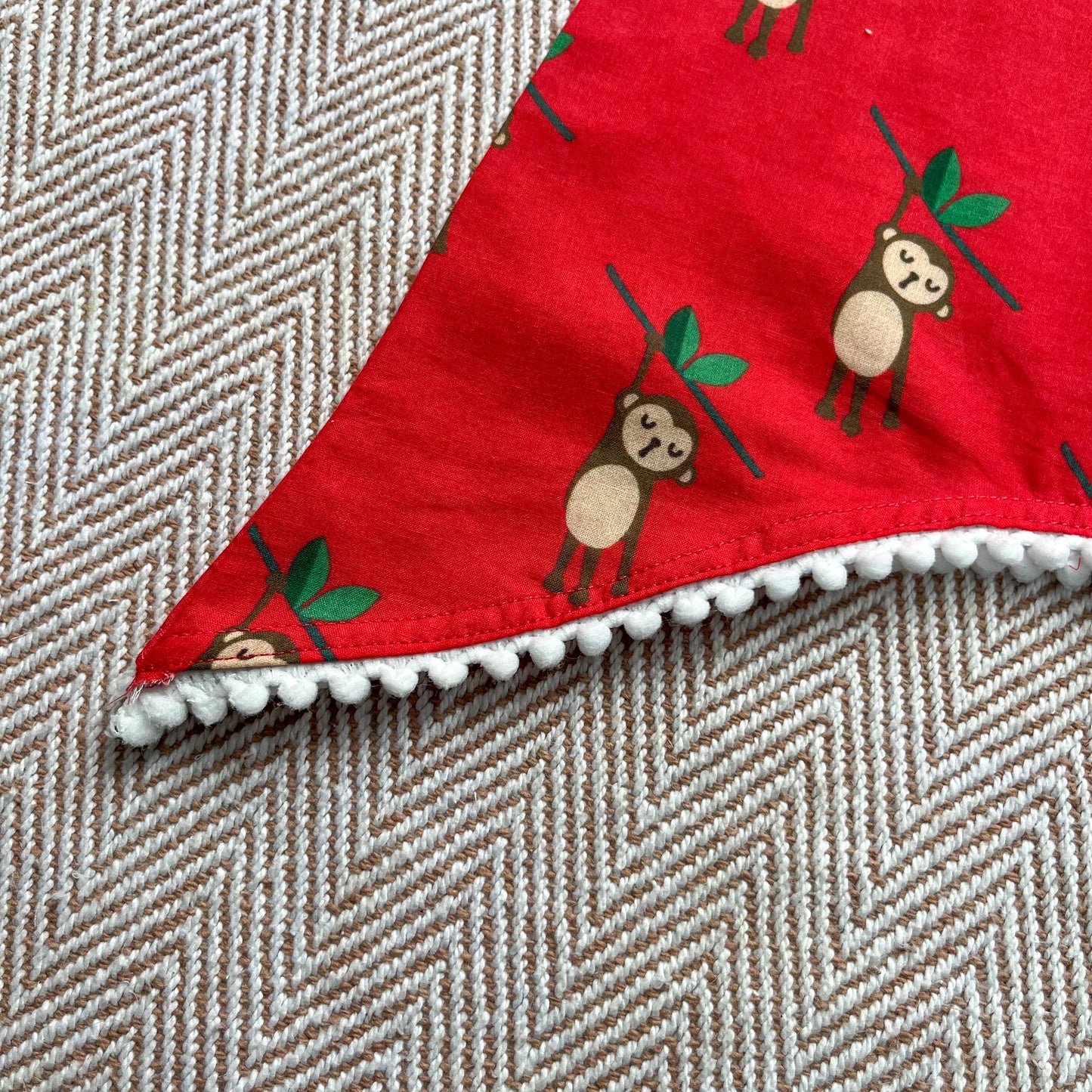 Organic Cotton Monkey Kurta Set for Girls
