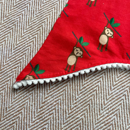 Organic Cotton Monkey Kurta Set for Girls