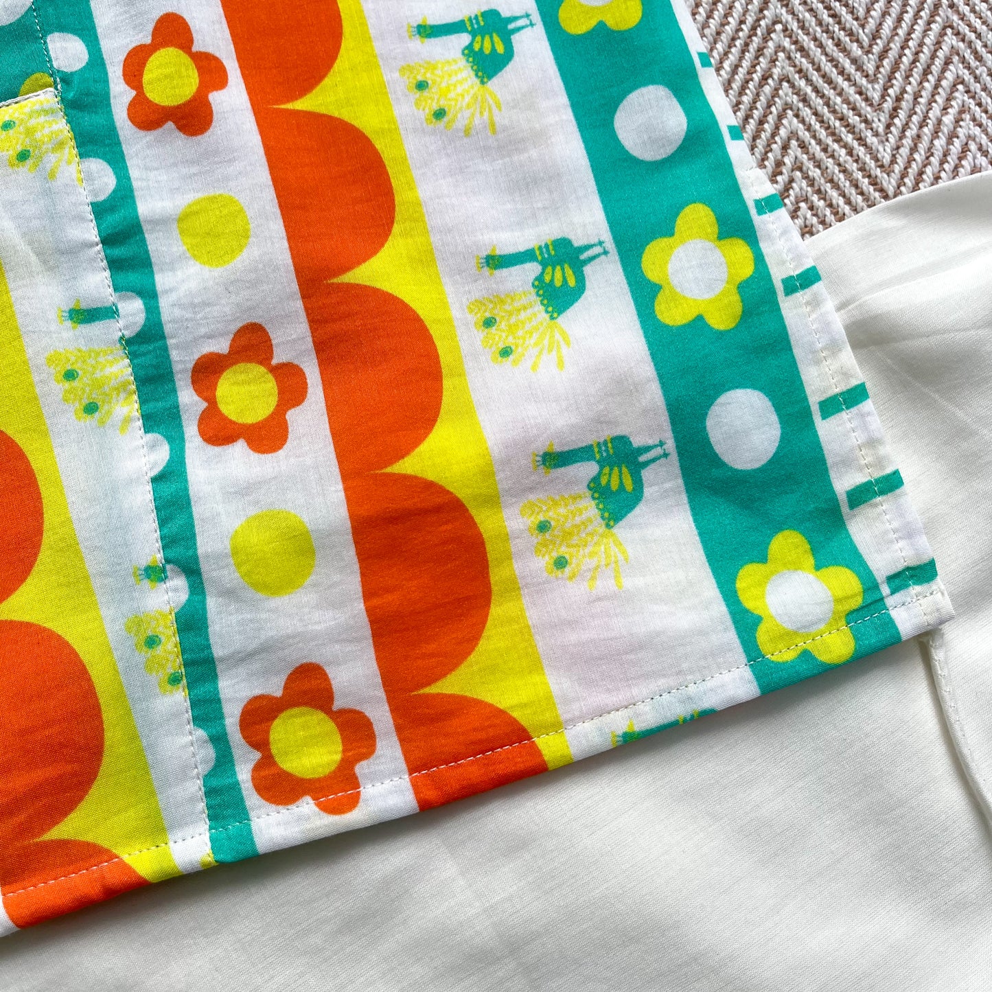 Mul Chanderi 'Rang Birangi Duniya' Kurta Set for Boys