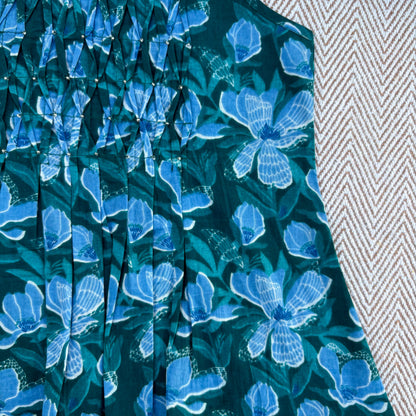 Organic Cotton Green Floral Tie-Up Co-ord Set