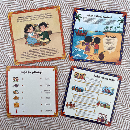Bhaakur- Pack of 5 Cue Cards- Raksha Bandhan