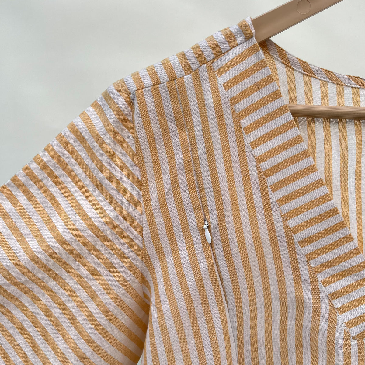 'Maatri' Beige Striped Co-ord Set- Maternity and Nursing Essentials