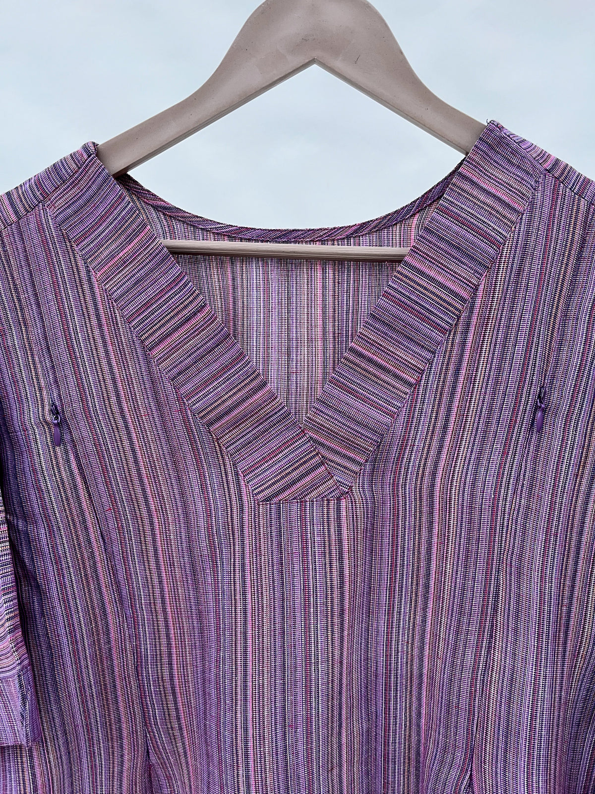'Maatri' Purple Striped Co-ord Set- Maternity and Nursing Essentials