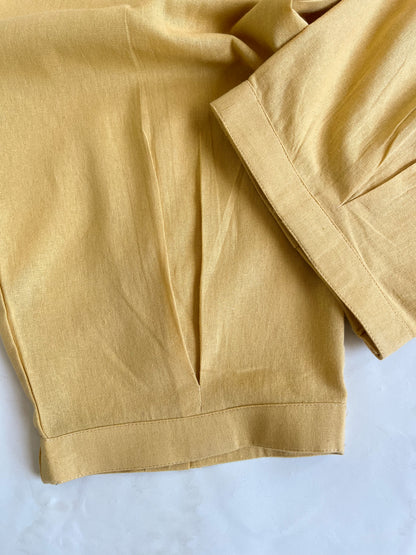 'Nurture' Butter Yellow Co-Ord Set- Maternity and Nursing Essentials