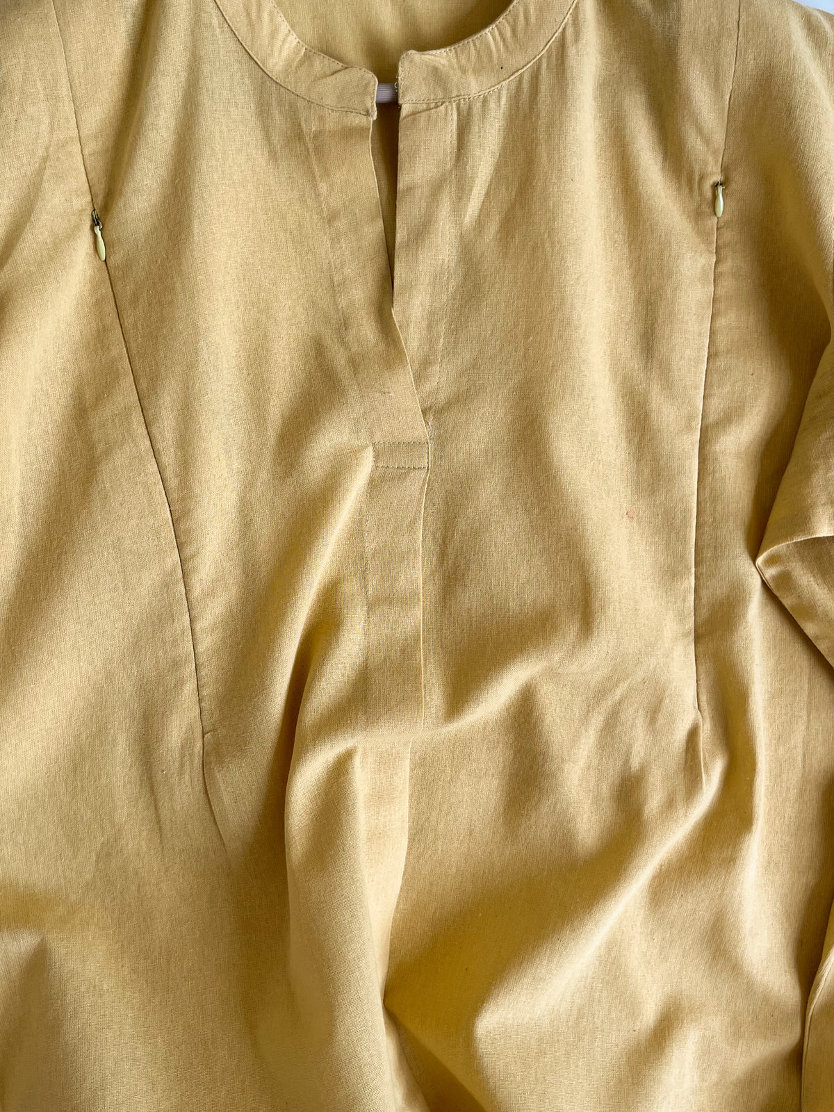 'Nurture' Butter Yellow Co-Ord Set- Maternity and Nursing Essentials