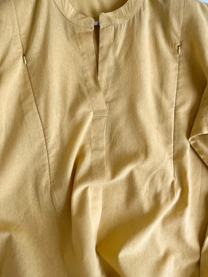 'Nurture' Butter Yellow Co-Ord Set- Maternity and Nursing Essentials