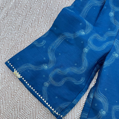 Chanderi 'Little Duckling' Kurta Set for Girls