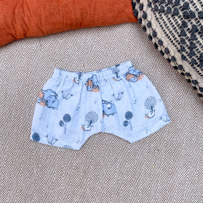 Elephant clan Muslin Shorts