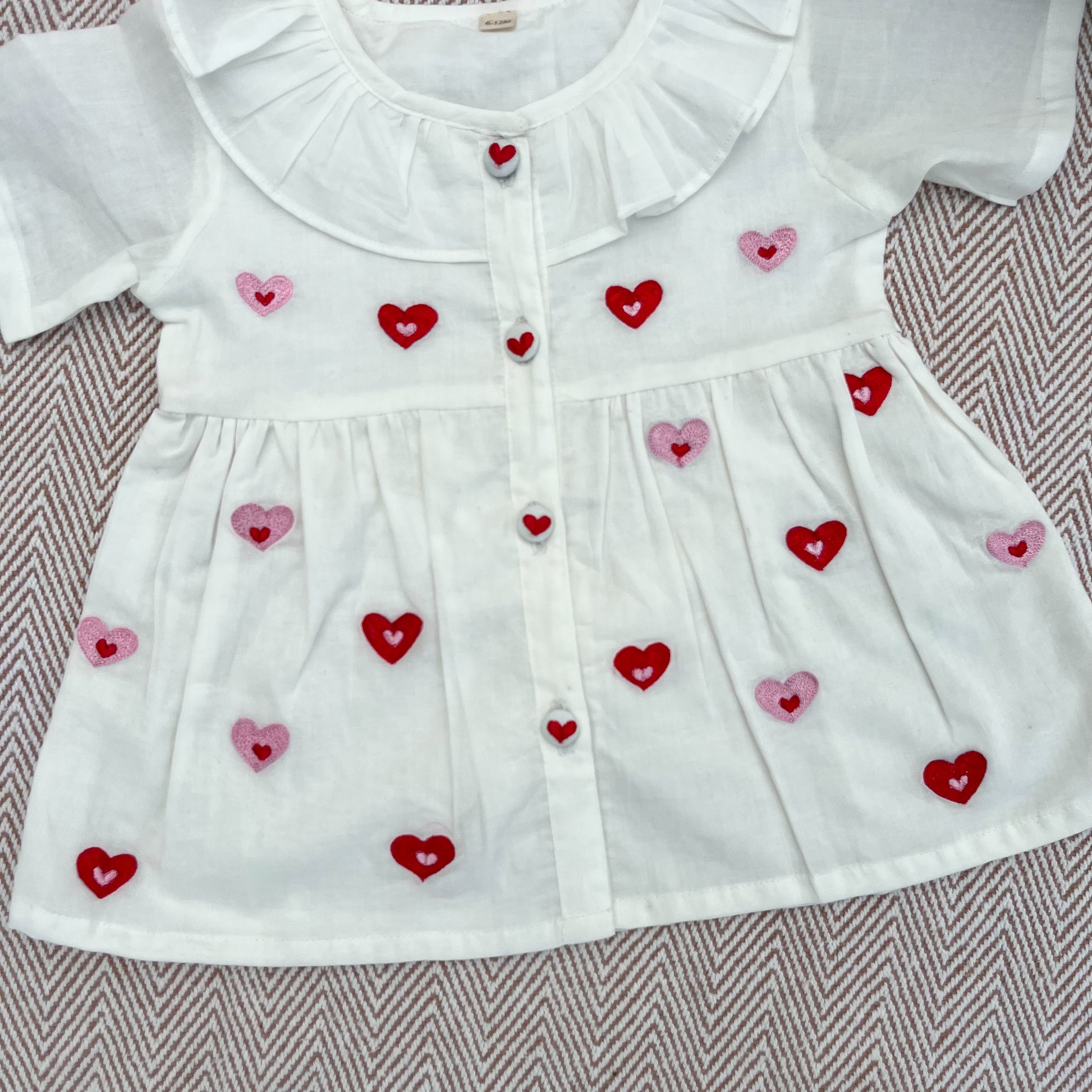 Organic cotton Embroidered frock for infants, toddlers and kids- perfect for festive occasions