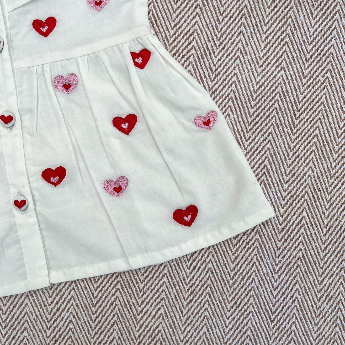 Organic cotton Embroidered frock for infants, toddlers and kids- perfect for festive occasions