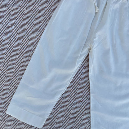 Organic Cotton Unisex Pyjama- White