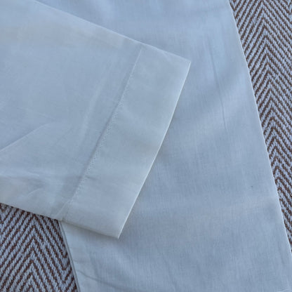 Organic Cotton Unisex Pyjama- White