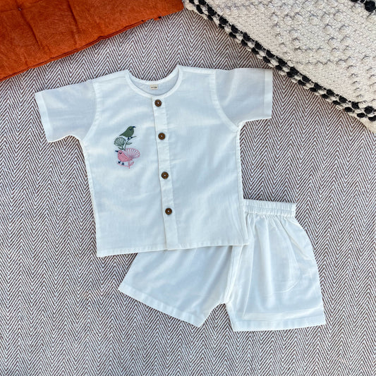 Organic cotton jhabla set for infants and toddlers-perfect for everyday comfort