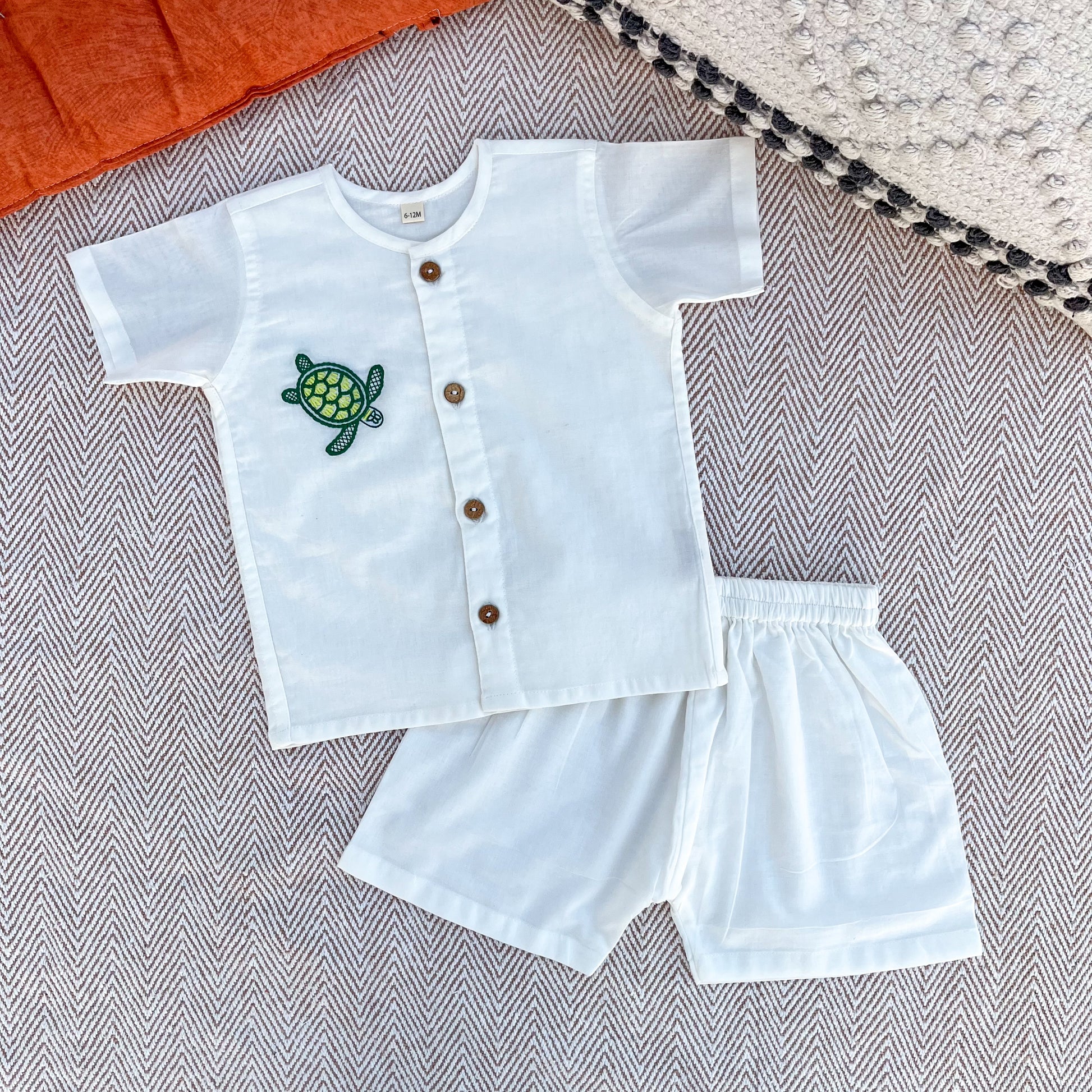 Organic cotton jhabla set for infants and toddlers-perfect for everyday comfort