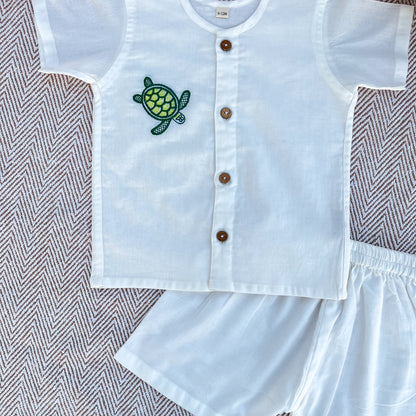 Organic cotton jhabla set for infants and toddlers-perfect for everyday comfort