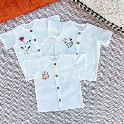 Organic Cotton Homecoming Set of 3 Jhabla Set
