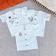 Organic Cotton Homecoming Set of 3 Jhabla Set