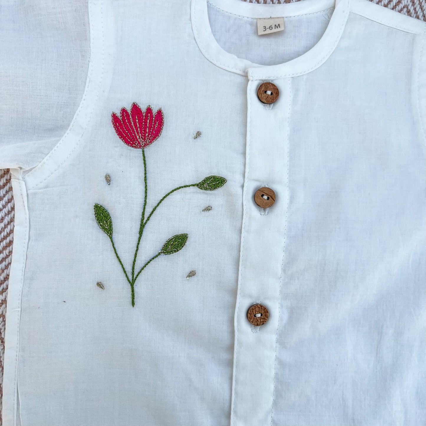 Organic Cotton Homecoming Set of 3 Jhabla Set