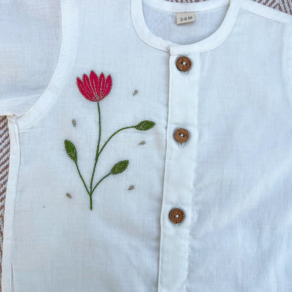 Organic Cotton Homecoming Set of 3 Jhabla Set