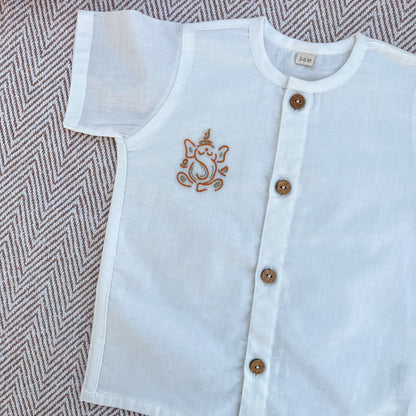 Organic Cotton Homecoming Set of 3 Jhabla Set