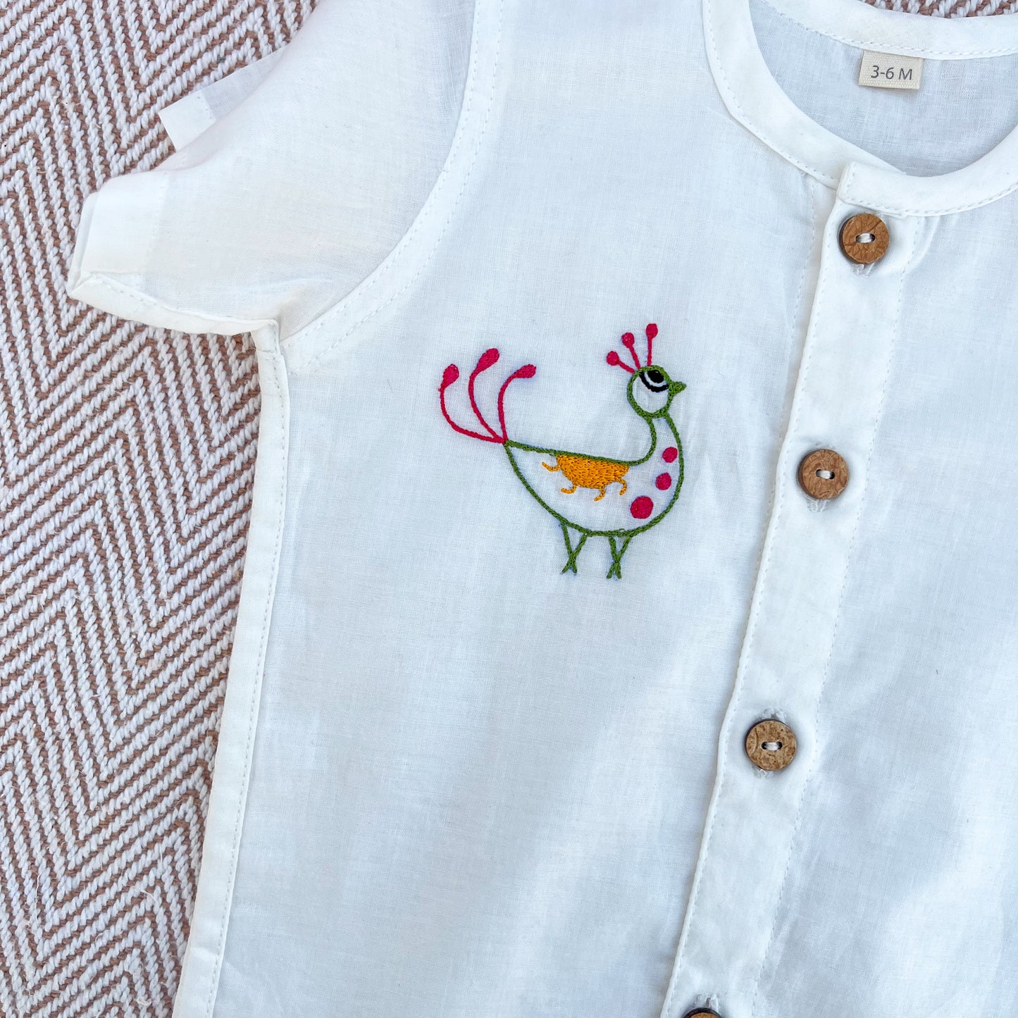 Organic Cotton Homecoming Set of 3 Jhabla Set