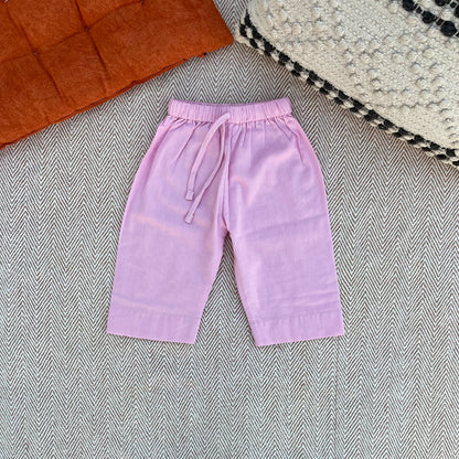 Organic cotton mirror work embroidered kurta set by Bhaakur- perfect festive wear for infants, toddlers and kids.